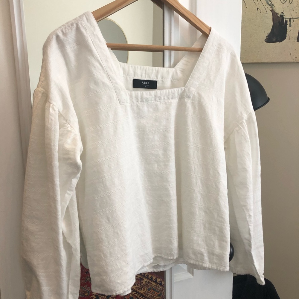 ABLE white blouse - Picture 4 of 9